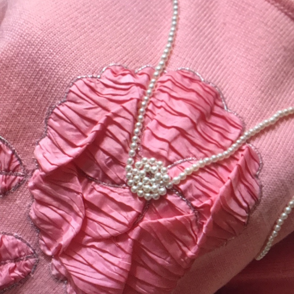 Pink Ruffled Sweater - Picture 2 of 5